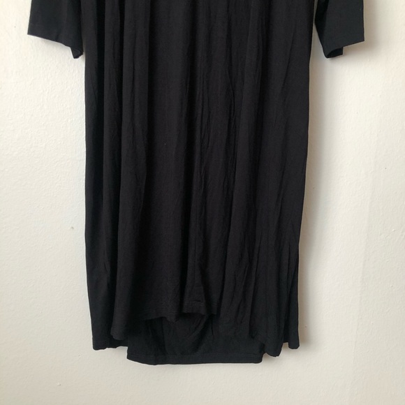 Karen Kane Black Faux Wrap Dress Stretch Knit 3X - Picture 6 of 11